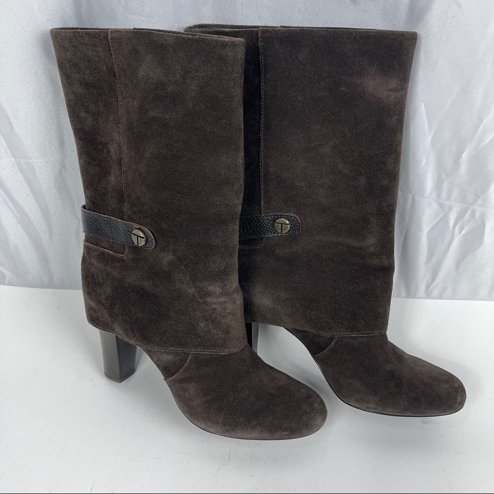 Tahari Women’s Mid-Calf Heeled Boots